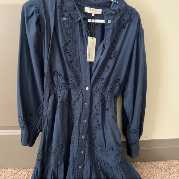 NWT Sea Anita Eyelet Dress - Picture 3 of 4
